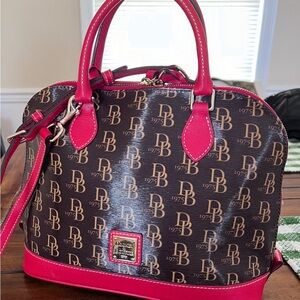 New Dooney & Bourke Zip Zip Satchel in 1975 anniversary print